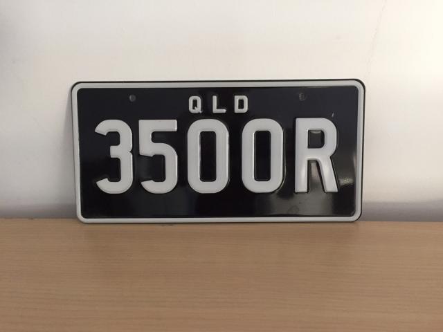 3500R number plate (Queensland)